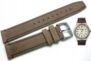 KOŽENÝ REMÍN NA HODINKY TIMEX EXPEDITON S 18mm Upevnením + TELESKOPY
